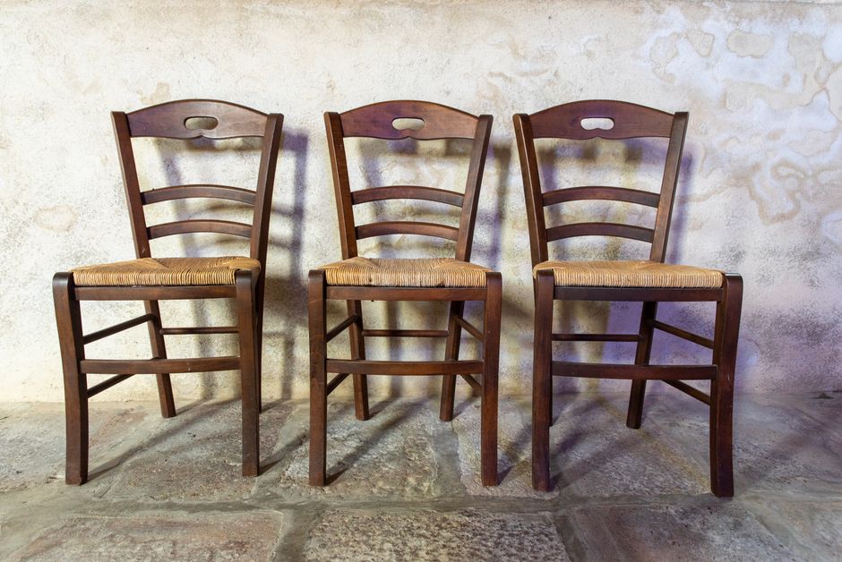 Artisan crafting a handmade wooden chair